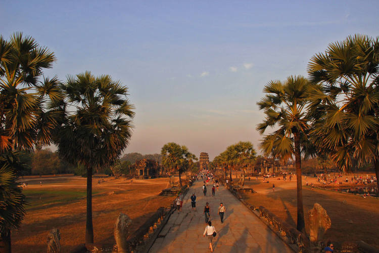 l'alba di Angkor Wat