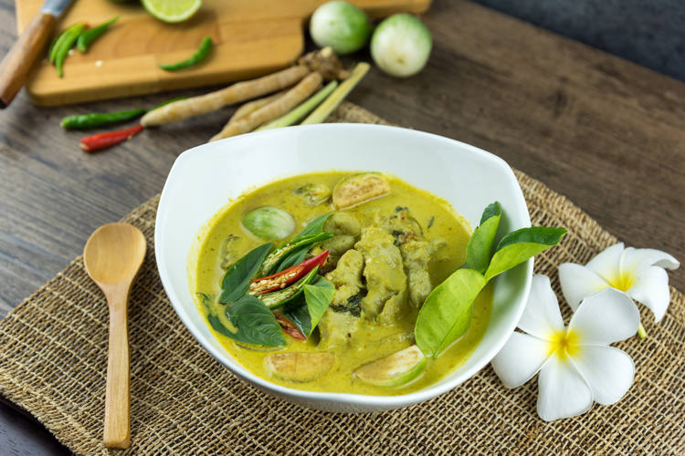curry verde thailandese