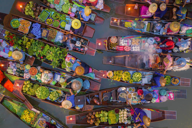 mercato galleggiante