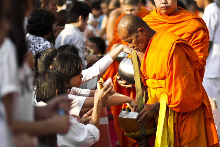 Monaci buddhisti a Chiang Mai