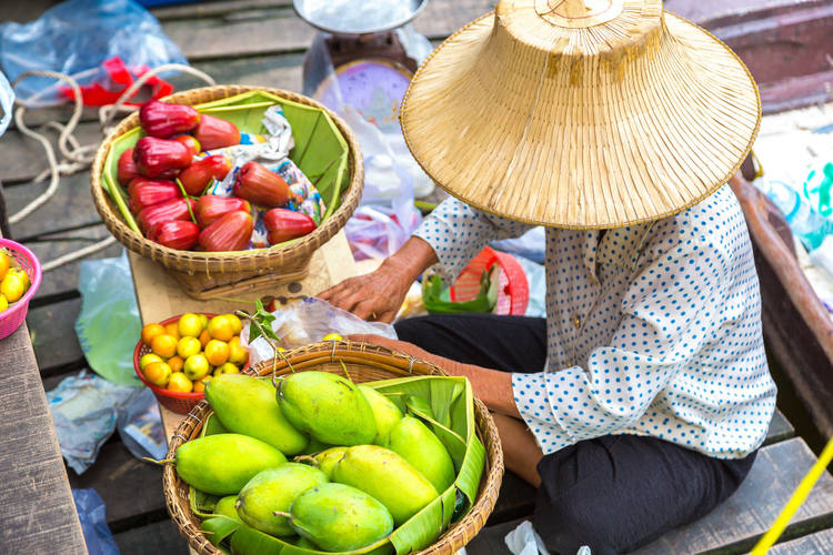 Mercato galleggiante di Bangkok