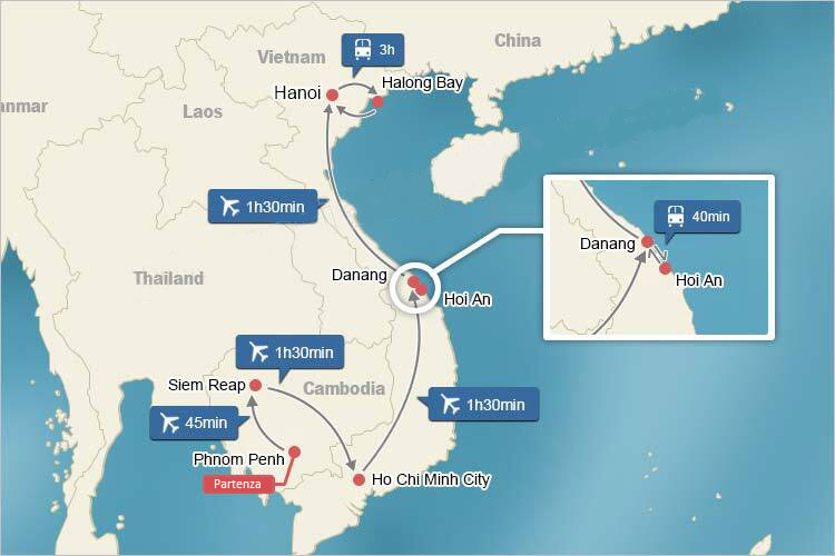 Itinerario vietnam e cambogia