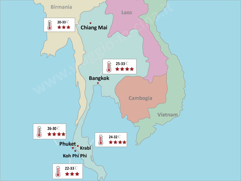 Posti da visitare in Thailandia a febbraio